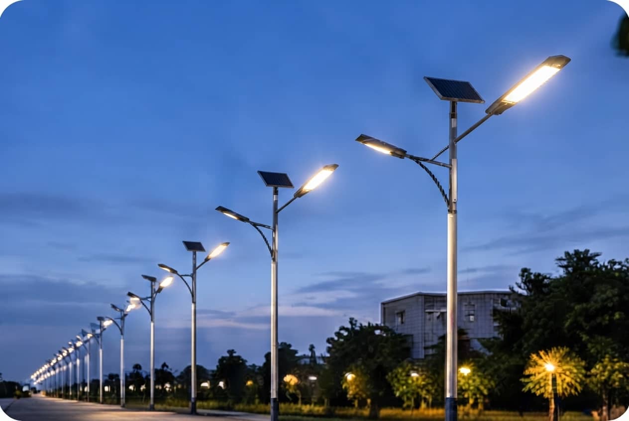 Lampadaires solaires